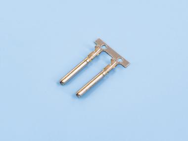雙腳密封公端，黃銅，鍍鎳，橫帶（OG01-05）