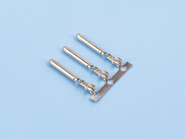 雙腳密封公端，黃銅，鍍鎳，橫帶（OG01-02）