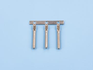 單腳密封公端，黃銅，橫帶，鍍鎳（OG02-01）