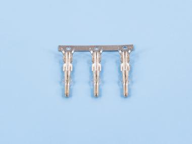 2.35帶刺雙腳公端，橫帶，黃銅，鍍鎳（OG03-01）