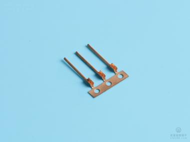 1.0帶刺單腳公端，磷銅，橫帶，原色（OG05-01）
