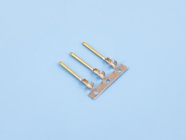 1.0雙腳密封公端，黃銅，橫帶，鍍金（OG12-01）