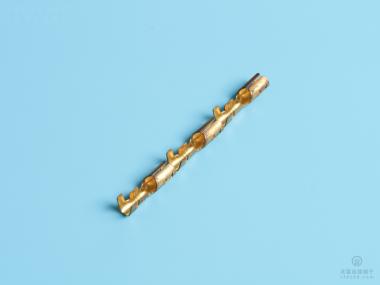 3.96子彈頭母端，黃銅，原色，直帶（OM19-02）