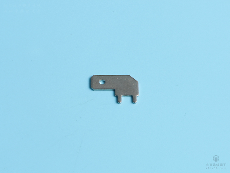 6.3旗型PCB插片，黃銅，鍍亮錫，單粒（PCBF03-01）