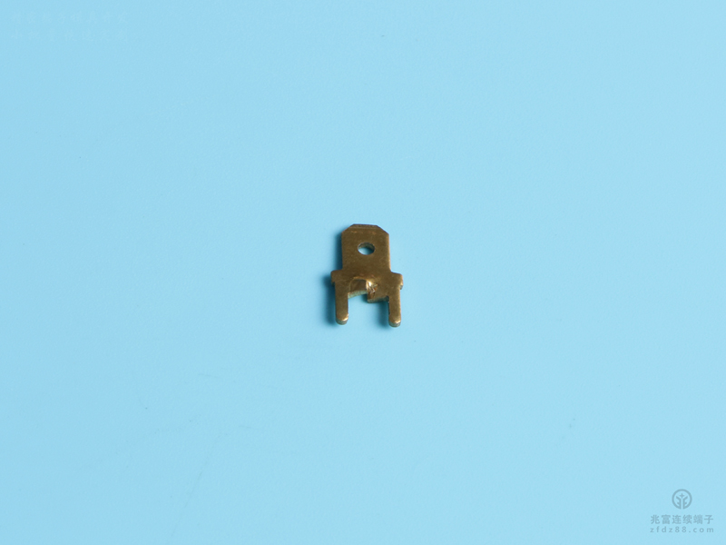 4.8防倒PCB插片，黃銅，原色，單粒（PCBF02-01）