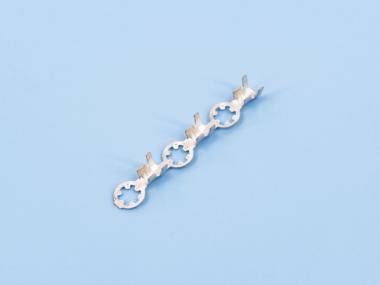 6.5-3.2太陽齒圓形端子，黃銅，霧錫，直帶（R10-03）