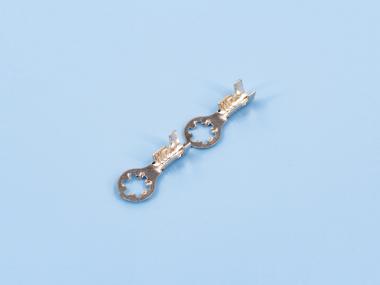 8.5-4.3太陽(yáng)齒圓環(huán)端子，黃銅，鍍鎳，直帶（R10-02）